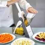 5-in-1 Multifunctional Manual Vegetable Slicer - Mandoline Cutter & Shredder - Image 2