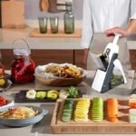 5-in-1 Multifunctional Manual Vegetable Slicer - Mandoline Cutter & Shredder - Image 6