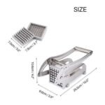 Manual Stainless Steel Potato Slicer - French Fries & Vegetable Cutter Machine