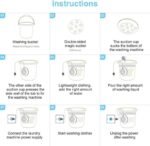 2-in-1 Portable Mini Washing Machine with Spin Dryer - Small Tub for Travel - Image 5